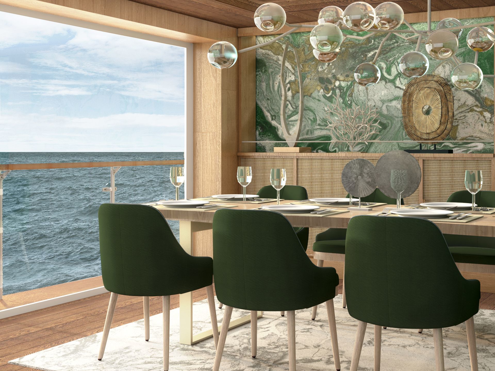 40m Motor Yacht BioBlu Interior