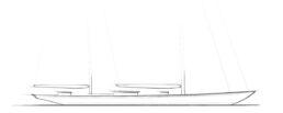 68m sailing yacht Hoek Design Vitters