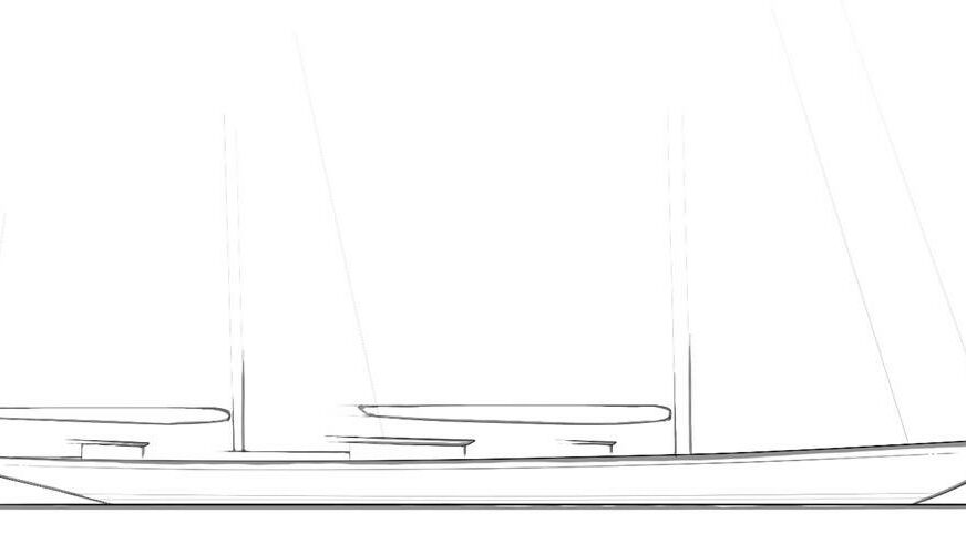 68m sailing yacht Hoek Design Vitters