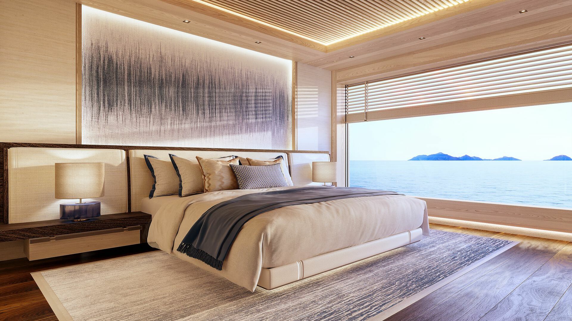 Sinot Yacht Architecture AWARE 80m Motor Yacht Guest Stateroom