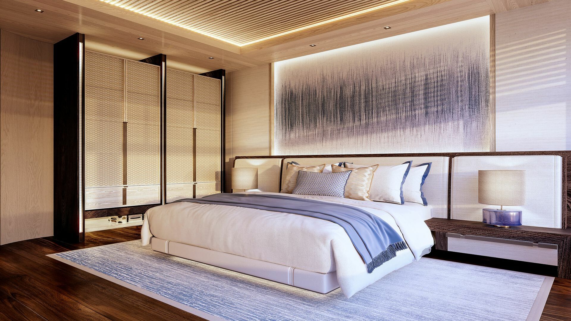 Sinot Yacht Architecture AWARE 80m Motor Yacht Guest Stateroom