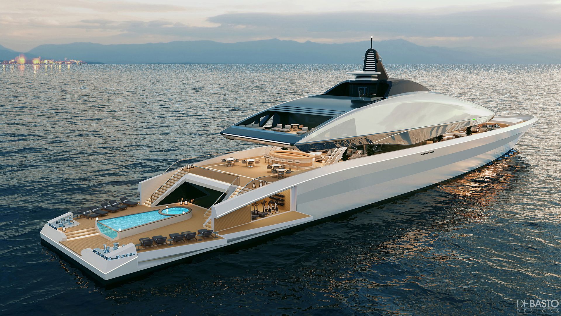 92m Motor Yacht MED Luiz DeBasto Designs