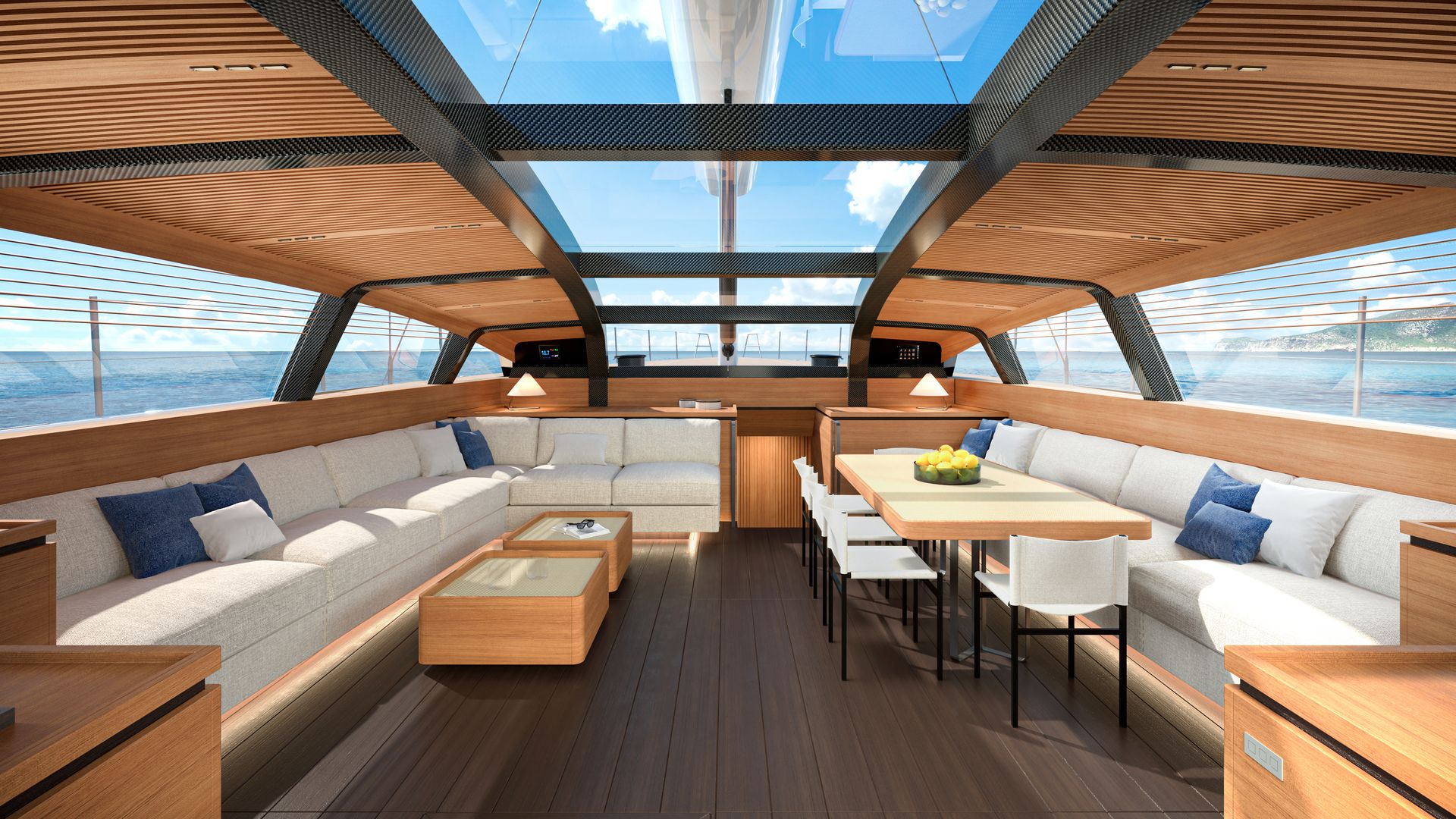 WallyWind130 Sailing Yacht Interior